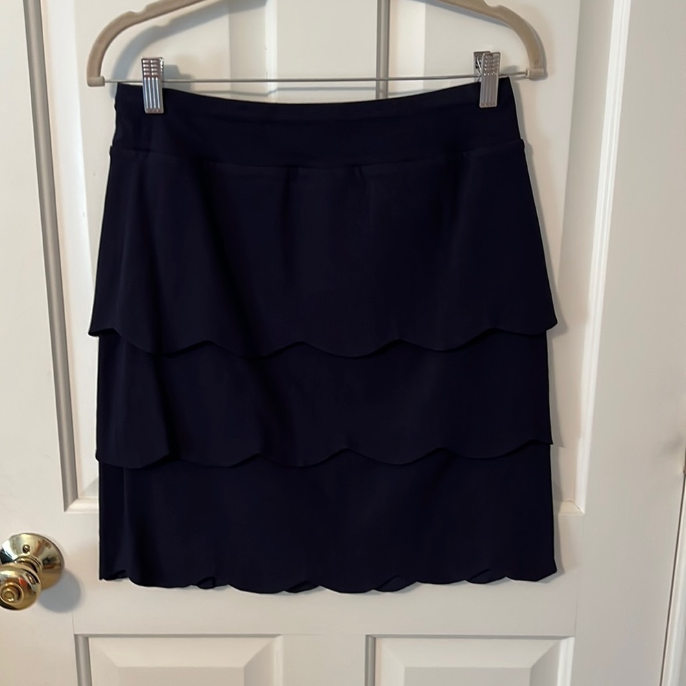 J.McLaughlin Scalloped Tiered Skirt, Size 4